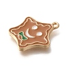 Christmas Theme Alloy Enamel Pendants ENAM-Q509-01KCG-11-2