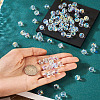 80Pcs AB Color Plated Glass Beads EGLA-TA0013-01A-7
