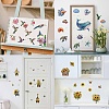 8 Sheets 8 Styles PVC Waterproof Wall Stickers DIY-WH0345-096-6