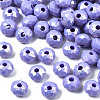 Spray Painted Acrylic Beads MACR-S280-03A-1