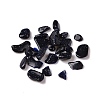 Synthetic Blue Goldstone Chip Beads X-G-I350-02-2