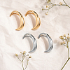 4Pcs 4 Styles C-Shaped Alloy Cuff Earrings EJEW-GO0002-30-3