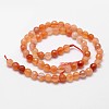 Natural Carnelian Beads Strands G-D840-34-10mm-2