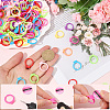 200Pcs Acrylic Open Cuff Ring Components SACR-SC0001-27-3
