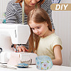 Flower Pattern Cotton Fabrics DIY-WH0588-11B-3