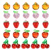 30Pcs 5 Styles Acrylic Pendants MACR-CJ0002-11-8