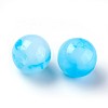 Acrylic Imitation Jade Beads LS-MACR-E025-25C-8mm-2
