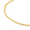 Brass Ball Chain Necklaces NJEW-B119-06G-3