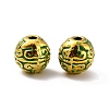 Tibetan Style Alloy Beads PALLOY-C154-32GGP-2