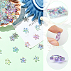 100Pcs 10 Colors Starfish Handmade Glass Beads GLAA-SC0002-80B-3