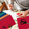 12Sheets 6 Colors Jewelry Flocking Cloth DIY-CY0004-14A-7