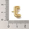 Brass Micro Pave Cubic Zirconia Links KK-I717-04J-3