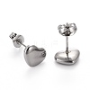 Heart 304 Stainless Steel Jewelry Sets SJEW-H302-09-5