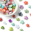 60Pcs 2 Styles Opaque Imitation Gemstone Acrylic Beads OACR-FS0001-85-2