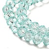 Transparent Baking Paint Glass Beads Strands DGLA-A034-T6mm-D01-3