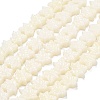 Synthetic Coral Dyed Carved Beads BSHE-H114-02B-1