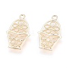 Brass Pendants KK-F755-14G-NF-2