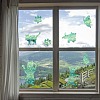 7PCS 2 Styles PVC Stickers Dazzling Color Window Stickers 3D Laser Cat Butterfly Static Glass Window Stickers JX832A-3