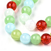 Imitation Jade Glass Beads GLAA-S192-001F-3