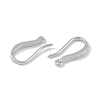 Brass Earring Hooks KK-U008-05P-2