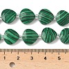 Synthetic Malachite Beads Strands G-D316-A11-4