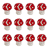 12Pcs Handmade Polymer Clay Rhinestone Beads CLAY-OC0001-06-1