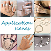 10Pcs 2 Size Stainless Steel Open Cuff Finger Ring Components STAS-UN0038-76-6