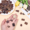 60Pcs 10 Styles Resin Cabochons CRES-BM0001-05-3