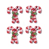 Christmas Style Printed Acrylic Cabochons LS-MACR-O045-01F-1