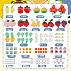 Fruit Theme DIY Resin Dangle Earring Making Kits DIY-SC0027-69-2