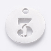 Non-Tarnish 304 Stainless Steel Pendants STAS-F233-03-P-1