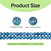 1 Strand Baking Paint Glass Beads Strands DGLA-TADJ0001-01A-3