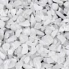 Natural White Jade Chip Beads G-O103-16-1