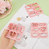 3Pcs 3 Styles Arch Trapezoid ABS Plastic Clay Cutters DIY-GF0009-42A-3