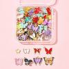 80Pcs 8 Styles Alloy Enamel Pendants ENAM-FS0003-62-7
