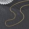 10Pcs 0.9MM 304 Stainless Steel Round Snake Chain Necklaces NJEW-G203-03G-1