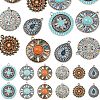 Alloy Enamel Pendants ENAM-YW0006-56-1