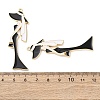 Alloy Enamel Big Pendants ENAM-K076-20B-03-3