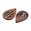 Walnut Wood Laser Cut Pendants WOOD-Q051-04A-2