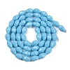 Opaque Solid Color Beads Strands EGLA-N013-P6mm-D10-2