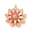 304 Stainless Steel Enamel Pendants STAS-D362-04G-01-1