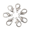 Zinc Alloy Lobster Claw Clasps PALLOY-D008-P-5