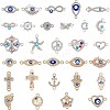 Silver Color Plated Alloy Links ENAM-NB0001-39-1