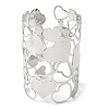 304 Stainless Steel Cuff Bangles for Women BJEW-V006-01A-P-2