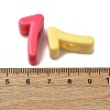 Opaque Acrylic European Beads OACR-S072-04E-3