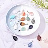 DIY Teardrop Pendant Necklaces Making Kits DIY-SC0001-33-5