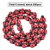 SUNNYCLUE 5 Strands Handmade Polymer Clay Beads CLAY-SC0001-45B-2