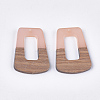 Resin & Walnut Wood Pendants RESI-S358-84F-2