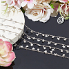 DIY Brass Micro Pave Clear Cubic Zirconia Curb Chains Necklaces/Bracelets Making Kits DIY-BBC0002-63P-3