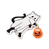 Halloween Theme Opaque Acrylic Pendants SACR-S034-09B-2